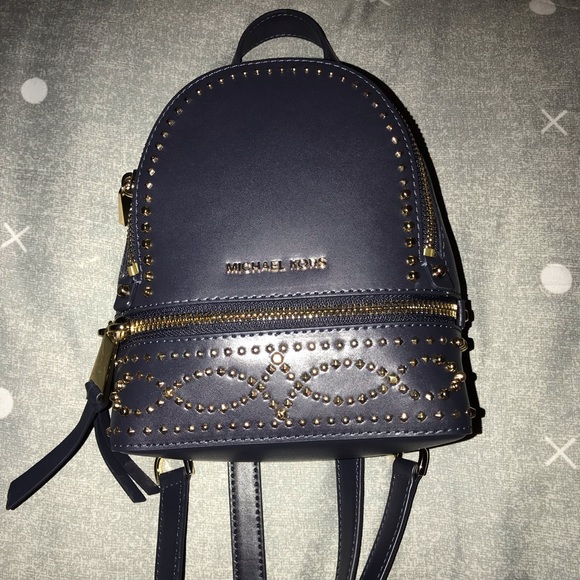 Michael Kors Rhea studded mini backpack - Picture 1 of 5